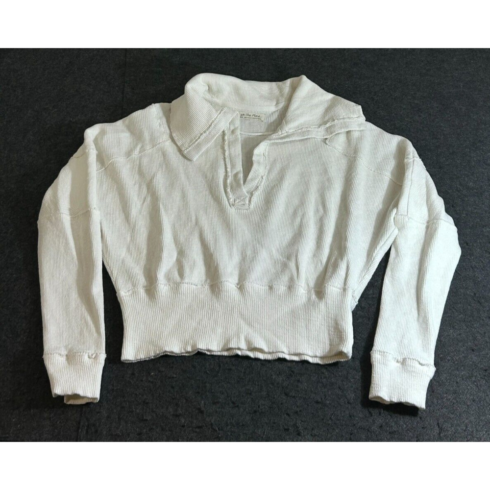 Free People We‎ the Free Not So Ordinary Slouchy Pullover Top Size Medium